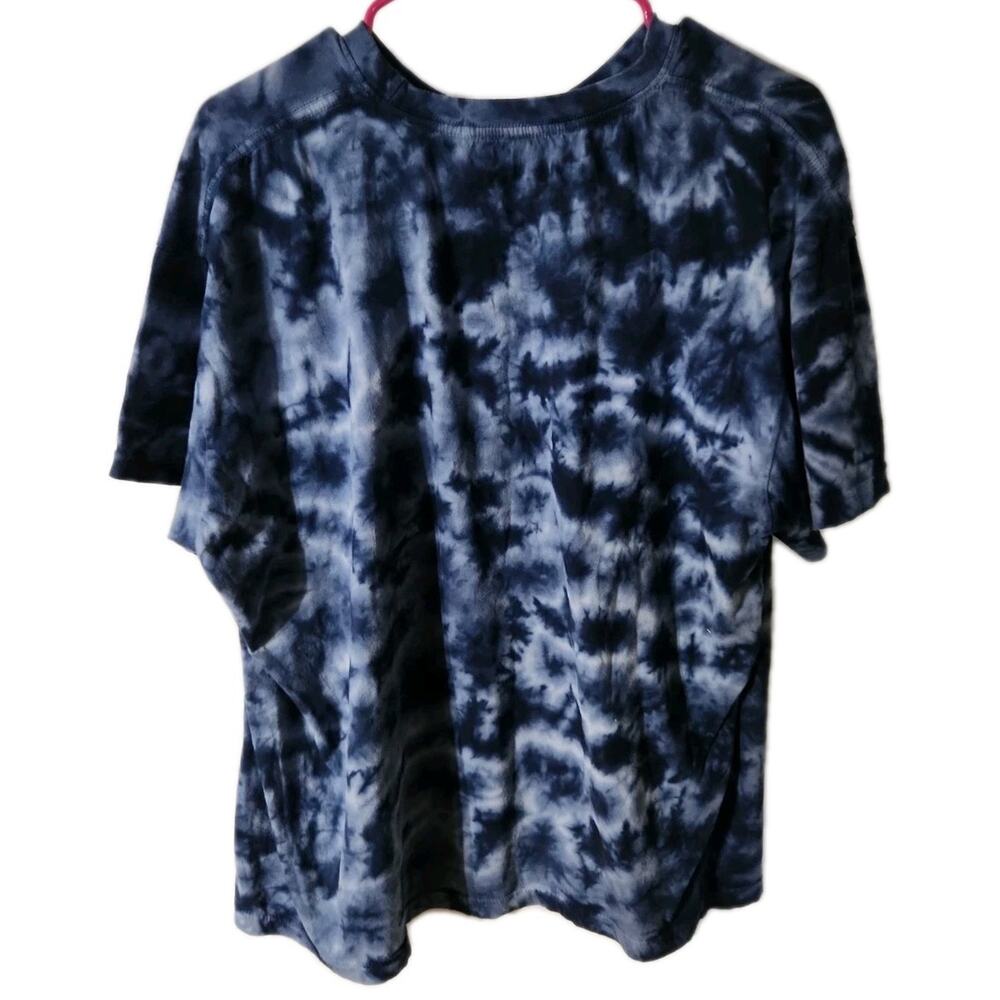 University of Utah Utes Mens Blue Tie-Dye Athletic T-Shirt Football Size XL - Picture 4 of 7